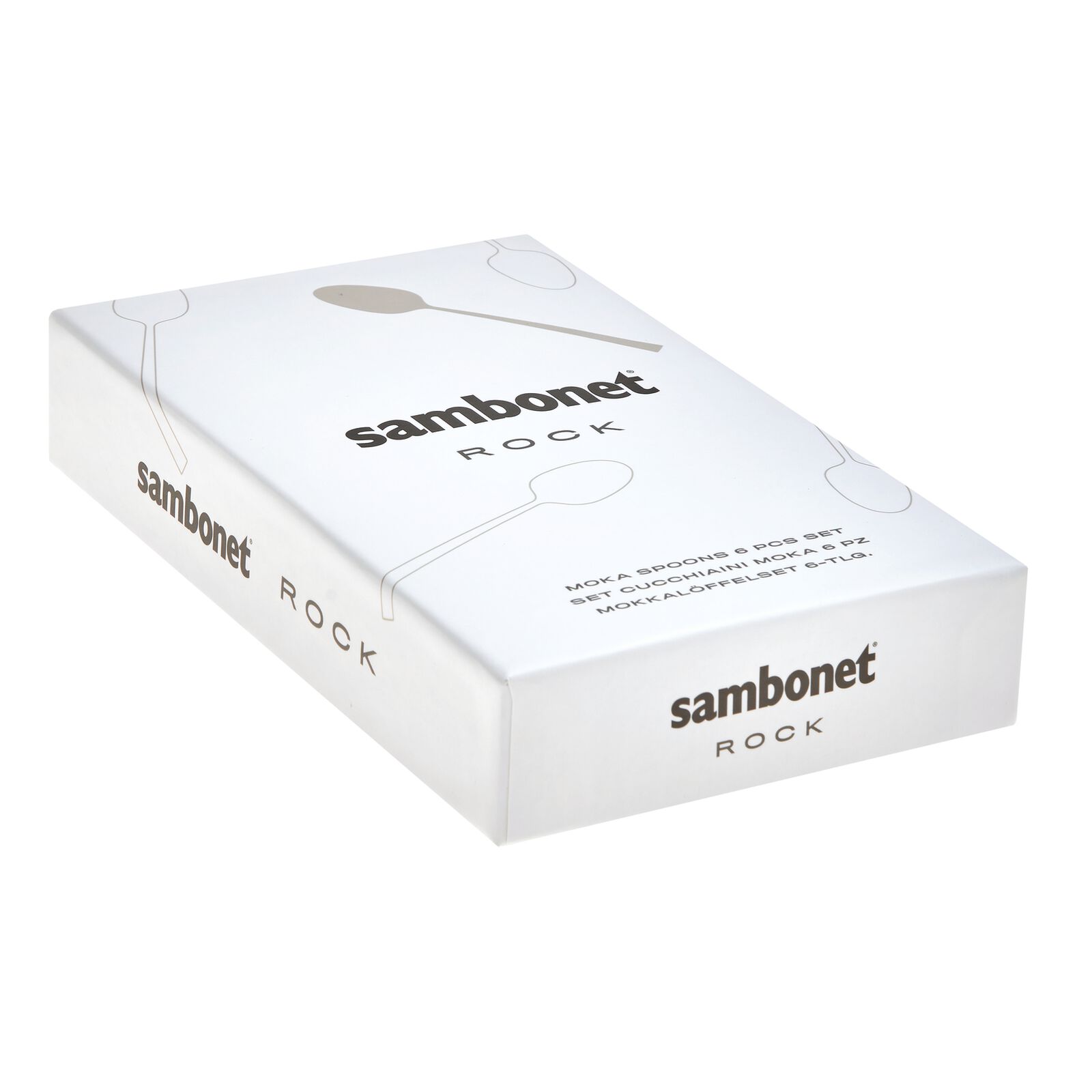 Set 6 cucchiaini Rock - Sambonet - immagine 2